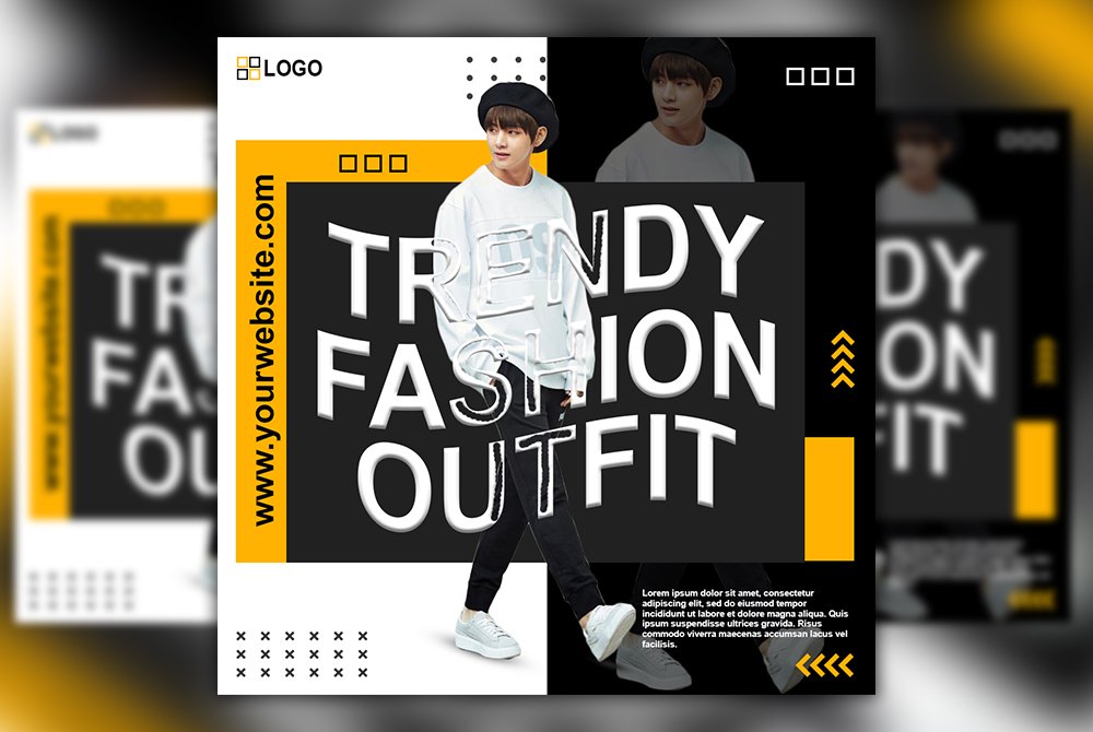 Trendy Fashion Outfit Mockup