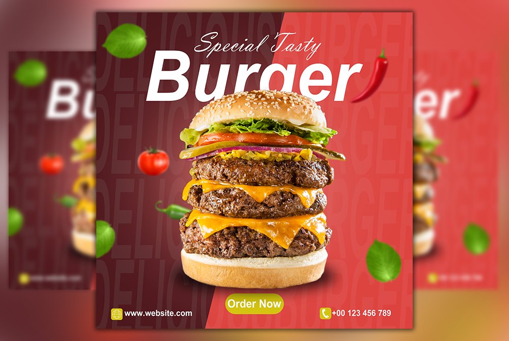 special delicious burger